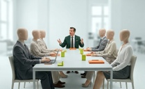 The silent majority in the meeting room
